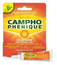 Campho Phenique Cold Sore and Fever Blister Treatment for Lips, Maximum Strength