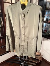 Chic Soul Golden/light Green Kimono Jacket Size X-large