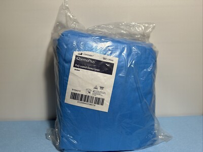 Covidien CT5502 chemo plus poly   coated chemo Gown  pack of 10