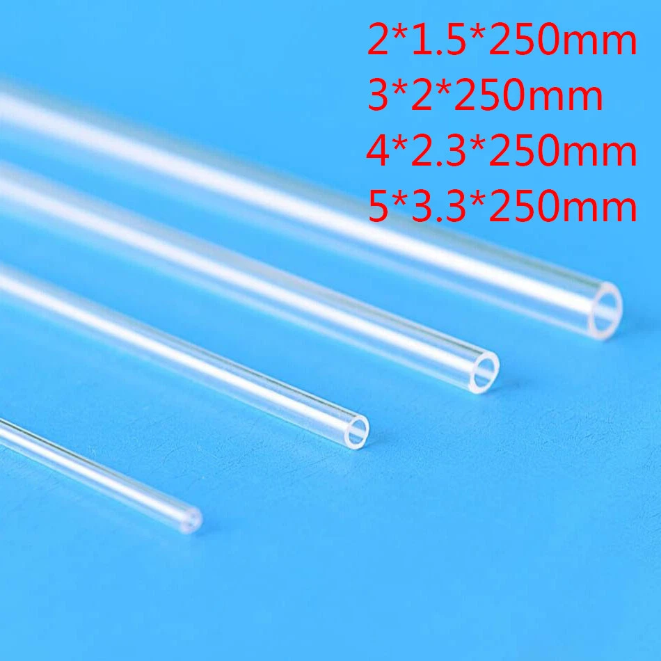 Clear outlet plastic pipe