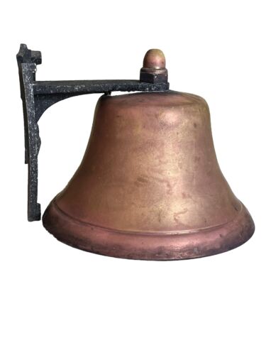 Gartenglocke Vintage rustikal Bronze/Messing Bevin Terrasse Reiter Hufeisen Stil