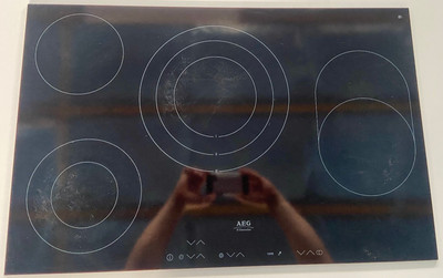 Ceran Glas Kochfeld Ersatzglas AEG Electrolux 86700K