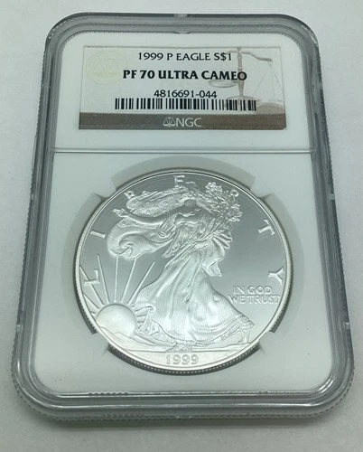1999 P American Silver Eagle NGC PF 70 Ultra Cameo