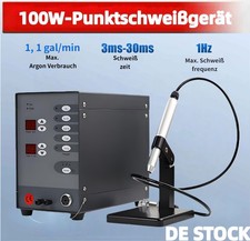 Argon Punktschweißgerät für Schmuck - Schweißgerät für Gold und Silber 100W DE