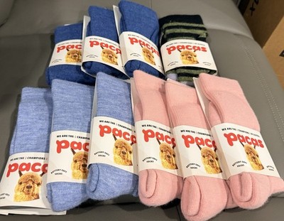 Pacas Women's S/M Crew Socks Alpaca, Buttery Soft 10 Pack