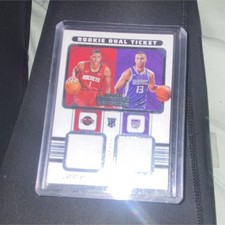 Panini Contenders Rookie Dual Ticket Jabari Smith Jr. Keegan Murray #RT2-KJS