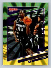 2021 Donruss #53 Harrison Barnes  Holo Green and Yellow Laser  Sacramento Kings