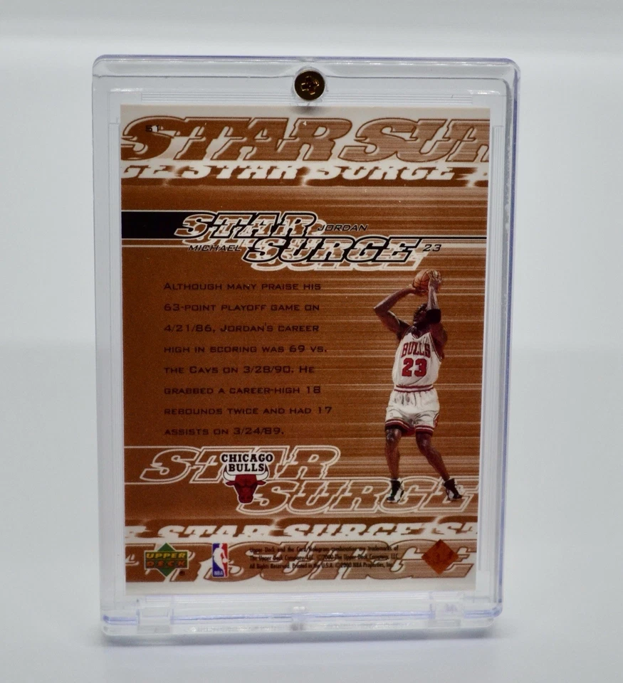 1999-00 Upper Deck Michael Jordan Star Surge #S1 - Image 4 of 4