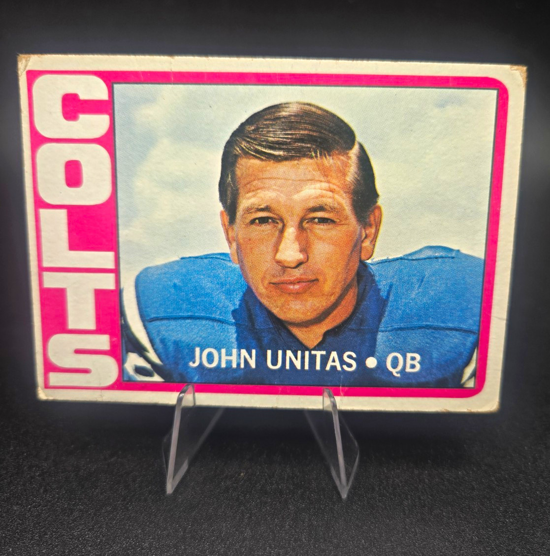Topps 1972 Topps Johnny Unitas Baltimore Colts #165 Base Set Football Card