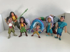 Disney Raya And The Last Dragon Lot Of 8 Character PVC Figures Cake Toppers