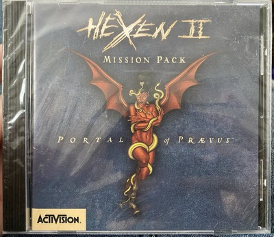 HEXEN II Mission Pack Portal of Praevus  Sealed 1998 PC Video Game Activision CD
