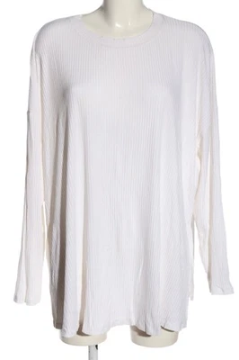 ASOS Chemise côtelée Dames Haut T EU 52 blanc style décontracté - Photo 1/4