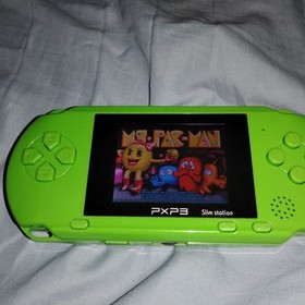 PXP3 Slim Video Game Console Handheld System 16 Bit Lot x2 Games Sonic Mario