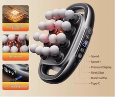 16-Head Massage Gun Set Deep Tissue Percussion Massager 3 Modes  30 Intensity