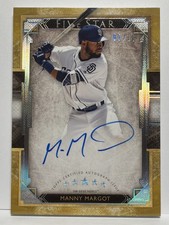 2018 Topps Five Star Auto Gold #FSAMR Manny Margot 10/10