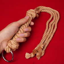Soft Cotton Rope Whip Spanking Bondage Flogger Adult Bondage Sex Toy BDSM
