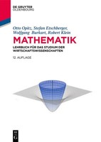 Mathematik | Lehrbuch FüR Das Studium Der Wirtschaftswissenschaften | Deutsch
