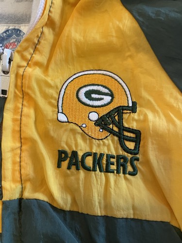 Vintage Green Bay Packers NFL Zip Up Windbreaker Jacket Baby Sz 2T Babyfair - 第 2/8 張圖片