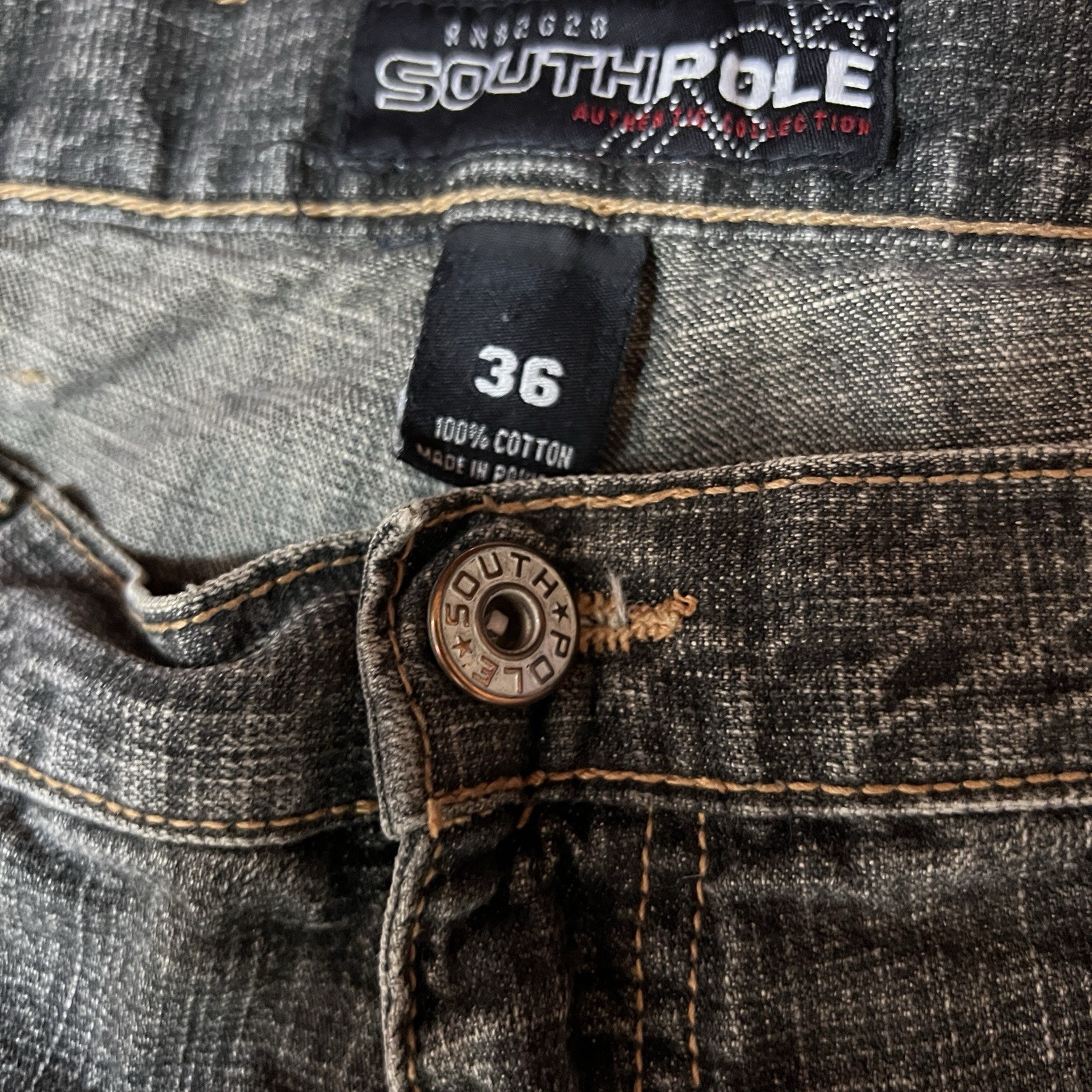 Crazy Baggy Jesse Pinkman Patchwork Southpole Wid… - image 9