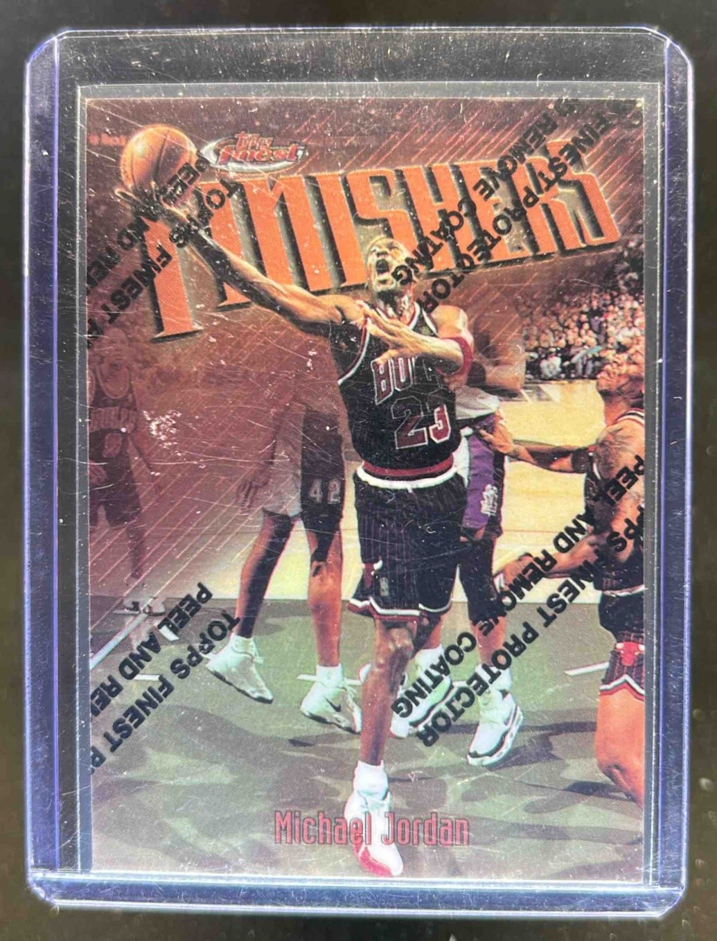 1997-98 Finest Michael Jordan Bronze #39 Bulls