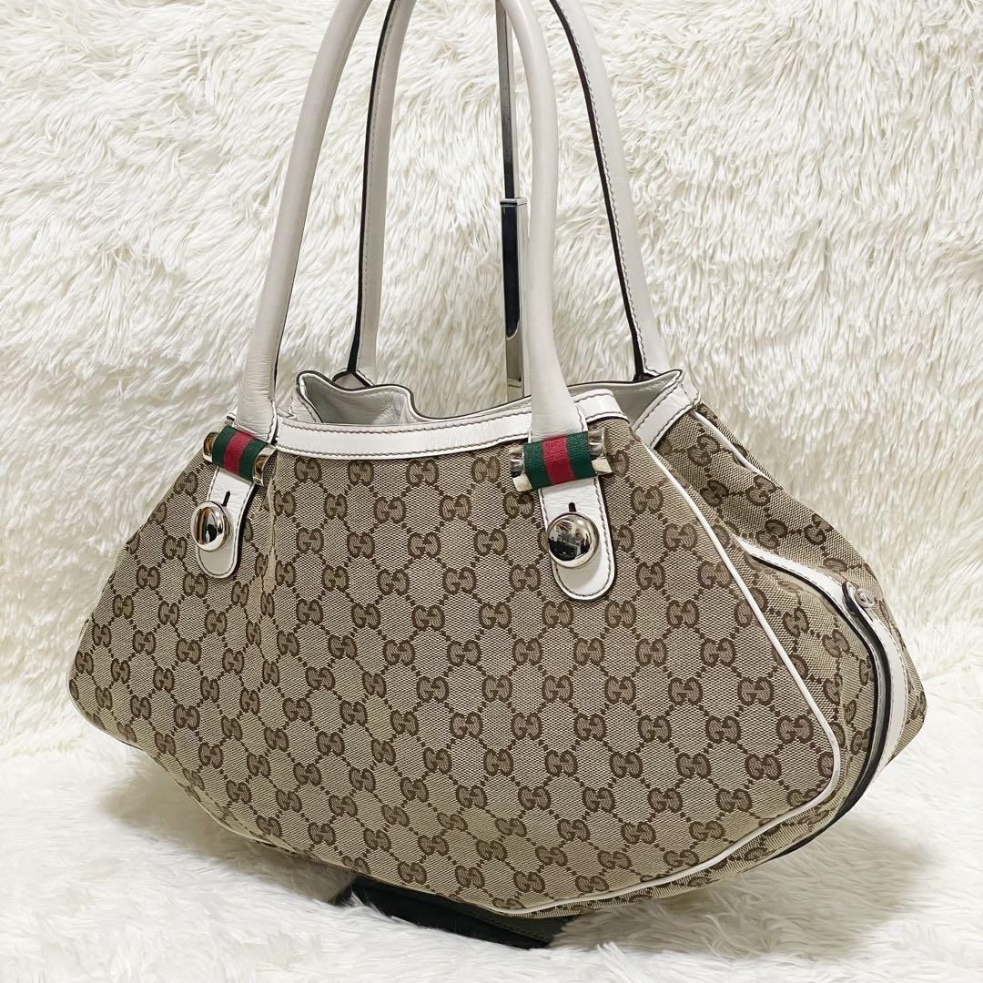 GUCCI Match Ball Sherry Line Tote Bag from Japan