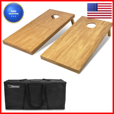 Gosports 4 Ft X 2 Ft Regulation Size Wooden Cornhole Boards Set - -