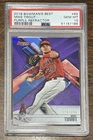 2018 BOWMAN'S BEST MIKE TROUT PURPLE REFRACTOR #65 PSA 10