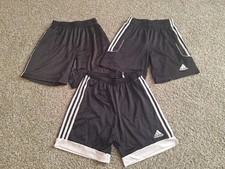 3 Pairs Youth Boys Shorts Size S Adidas Score, Black