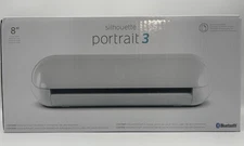 Silhouette Portrait 3 Die Cutting Machine Bluetooth 8" Vinyl Paper New In Box