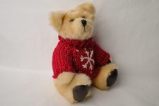 Hugfun Int'l Brown Teddy Bear with Red Sweater Plush Stuffed Animal Toy