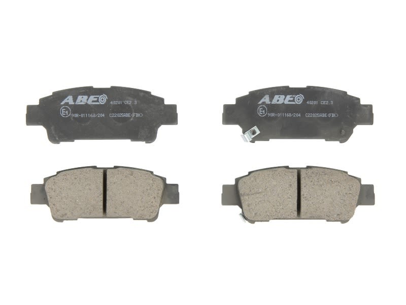 Plaquettes de frein disque ABE C22025ABE pour Isis 1.8 2007- afin d'éliminer les sifflements