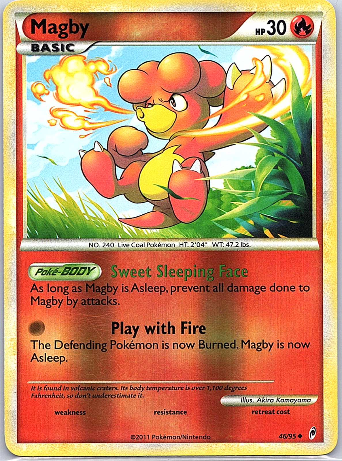 Magby 46/95 Call of Legends Reverse Holo LP