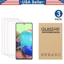 3PACK Tempered Glass Screen Protector For Samsung Galaxy A71 5G
