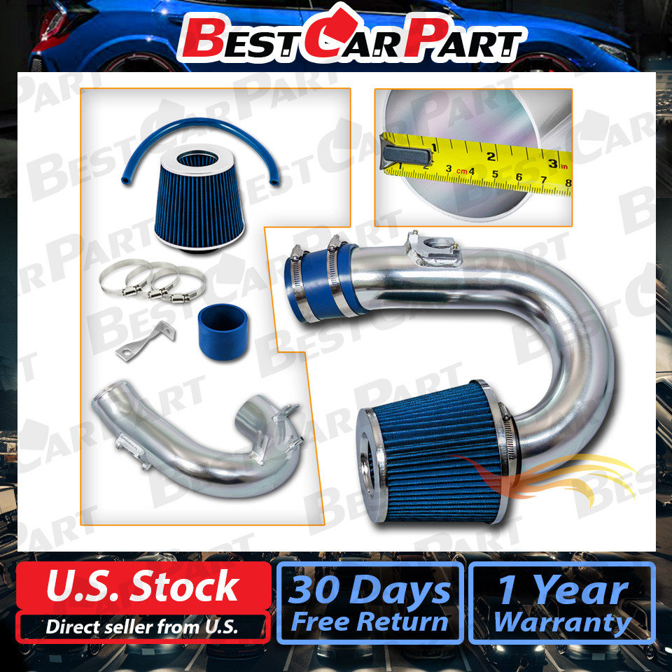 BCP BLUE For 00-05 Celica GT 1.8L Short Ram Air Intake Induction Kit + Filter