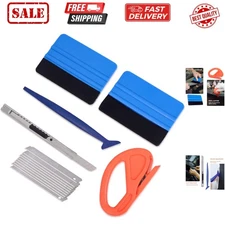 Vehicle Vinyl Wrap Tool Kit Window Tinting Tool Include 4 Inch Felt Squeegee,...
