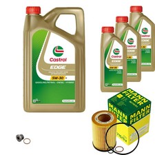 MANN-FILTER �lfilter 8L CASTROL EDGE 5W-30 M f�r BMW 7er 745i Li 735i 645
