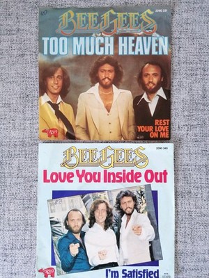 Singles Bee Gees    Love You Inside Out, Too Much Heaven. 