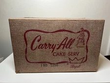 VTG Regal Ware 5350 Aluminum Carry-All Cake Serv Locking Server Carrier USA Made