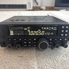 Yaesu FT-450DM ricetrasmettitore HF/50MHz 50W testato con cavo microfono manuale Giappone usato
