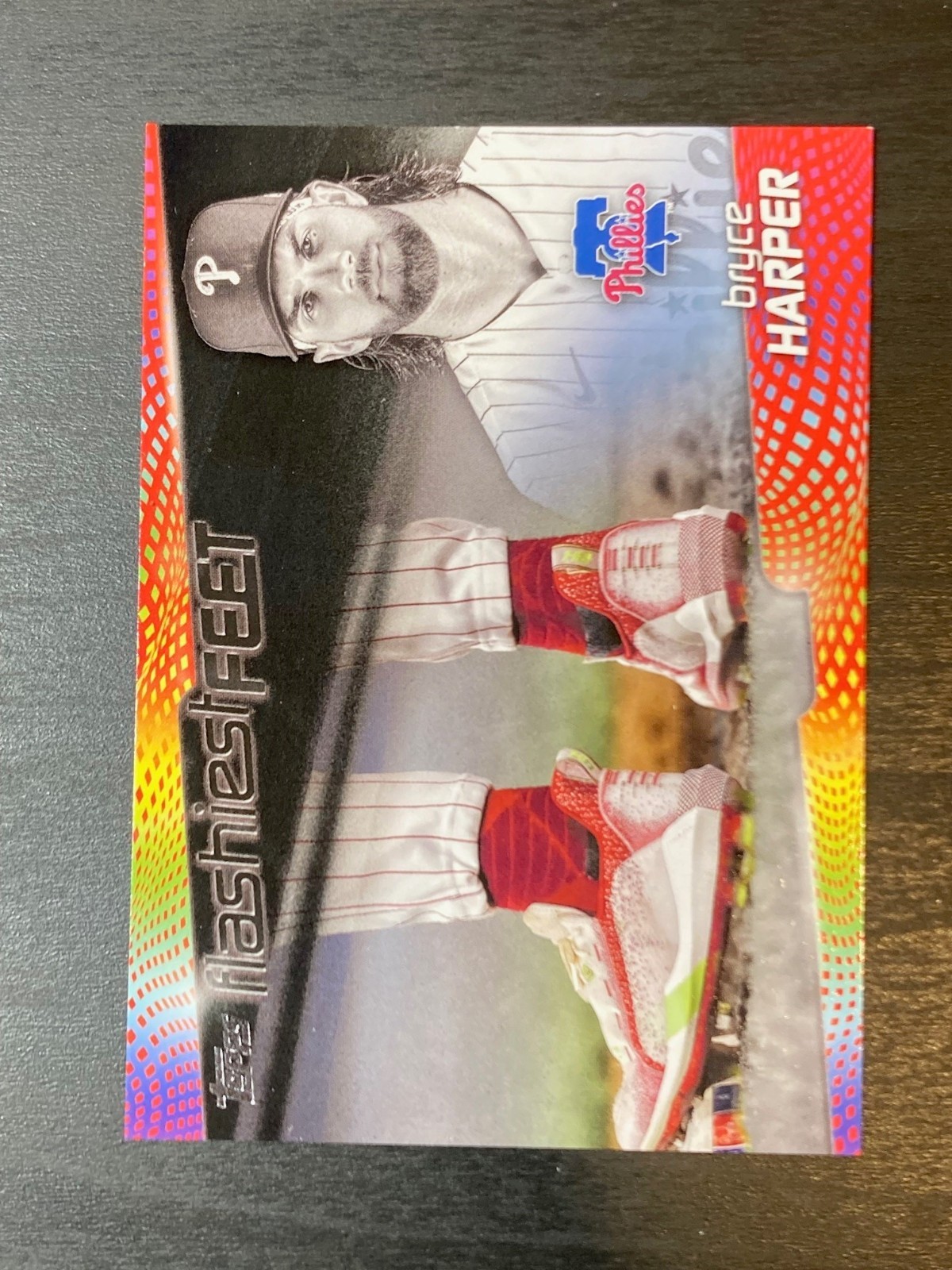 2022 Topps Black Flashiest Feet Bryce Harper #d 123/299