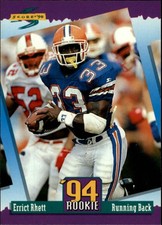 1994 Score #287 Errict Rhett RC Rookie Card. rookie card picture