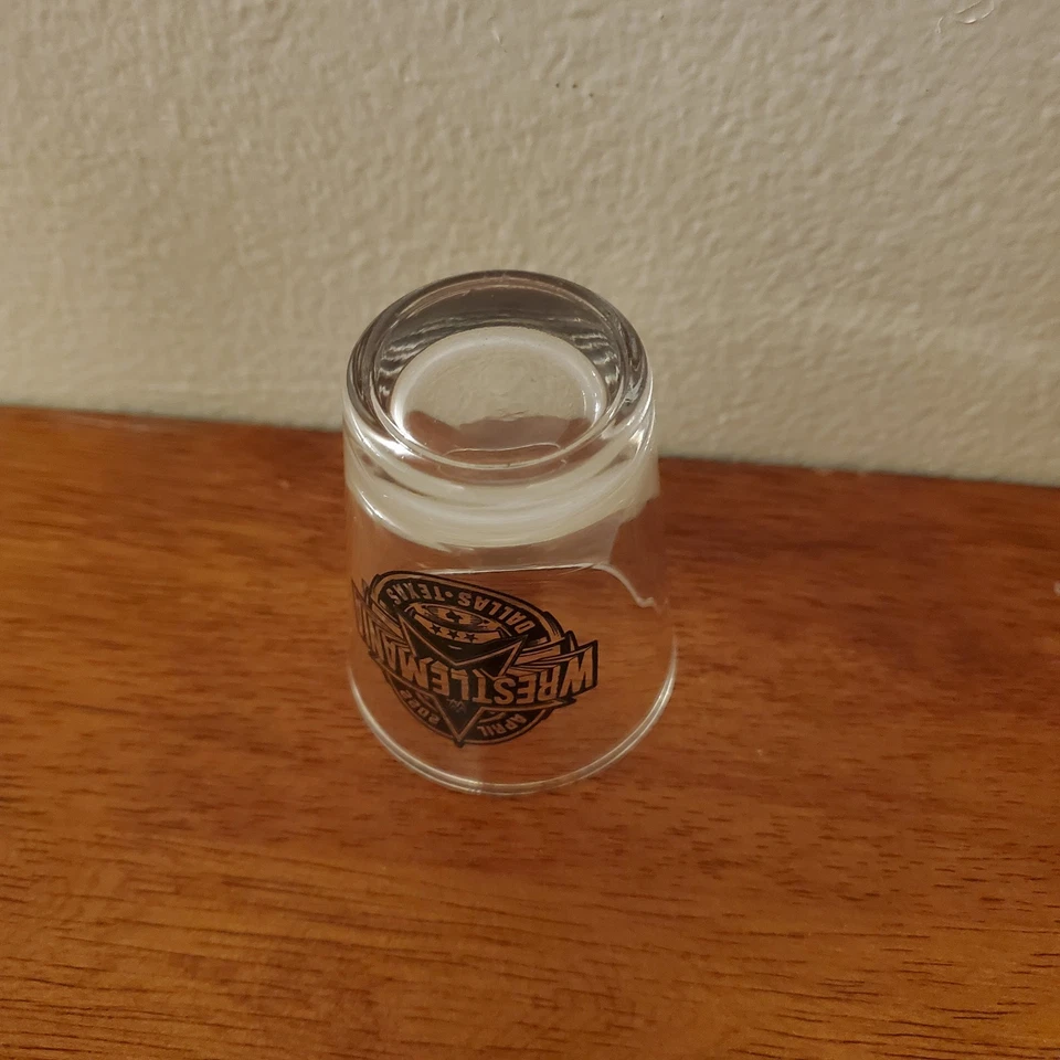 摔跤狂热 38 射击玻璃 2022 达拉斯德克萨斯州 Paul Lesnar Stone Cold Mysterio 全新 — 第 4/4 张图片