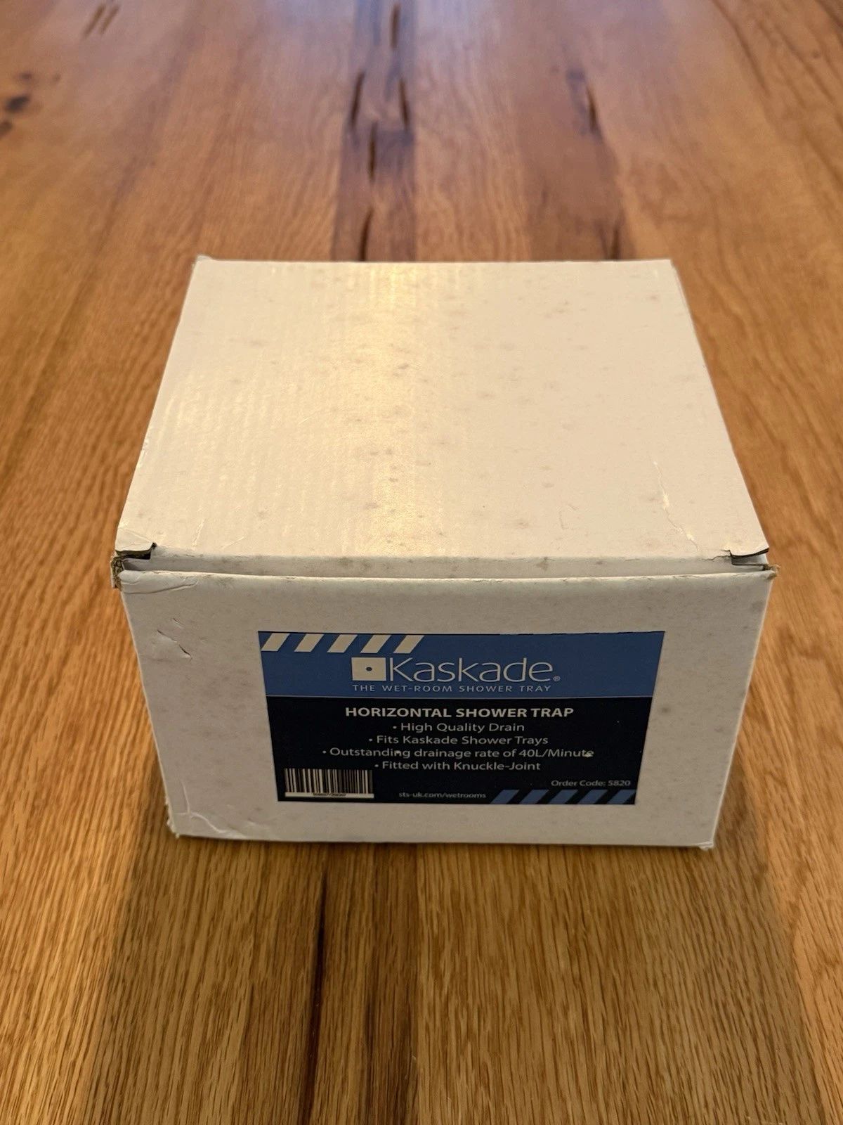 Kaskade Horizontal Wet Room Shower Outlet Trap For Tiling 40L/min 148mm - New 2