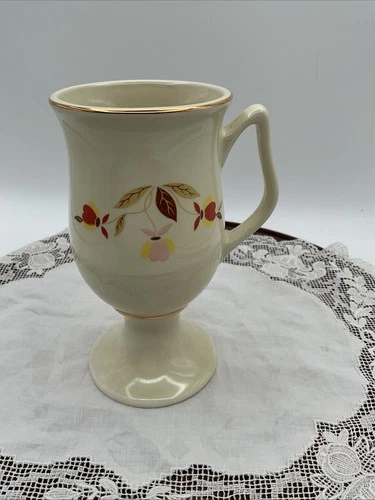 Hall Jewel Tea Autumn Leaf Irish Coffee Mugs China Specialties 1992