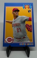 2022 Topps Brooklyn Collection Hunter Greene RC Blue Parallel /40 Cincinnati