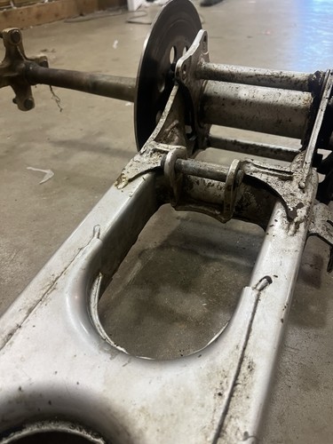 1988-2002 Yamaha Blaster 200 Rear Swingarm with Axle and Rotor Complete Rear End - Picture 3 of 19