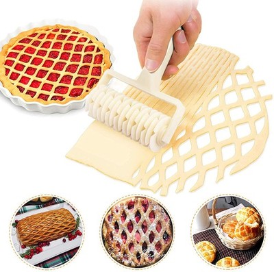 Lattice Roller Cutter, Pie Pizza Cookie Dough Roller Lattice Household Baking...