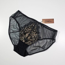 Dita Von Teese Dahlia Black Hi Cut Brief Pant...