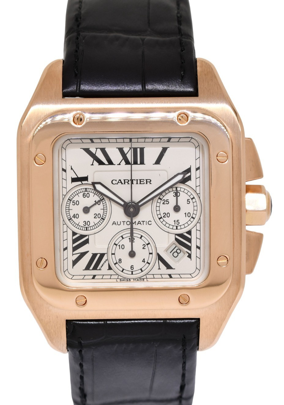 Cartier Santos 100 XL Chronograph 18k