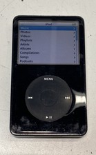 Vintage Apple iPod Classic 5th Generation 60GB Black Video A1136 Tested